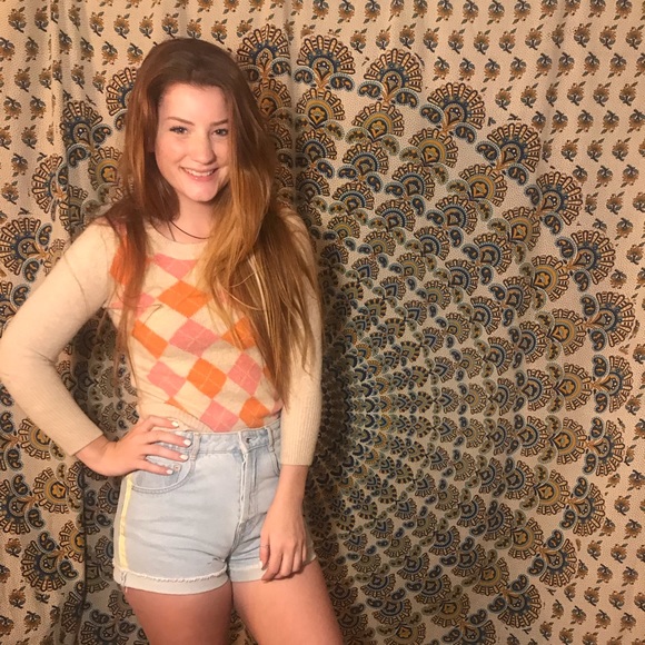 Argyle J. Crew Cashmere Sweater - Picture 4 of 4